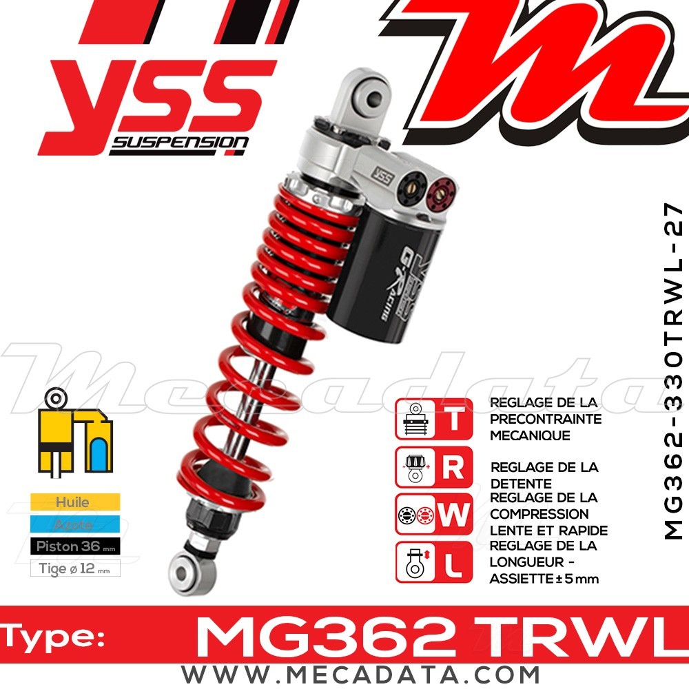 Amortisseur ~ YSS MG362-330TRWL-27-858