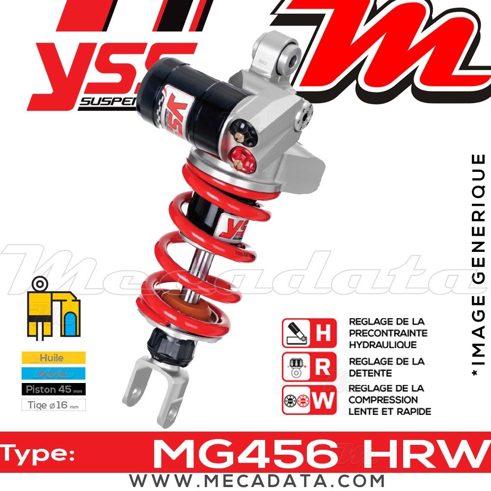 Amortisseur ~ YSS MG456-280HRW-37I-858