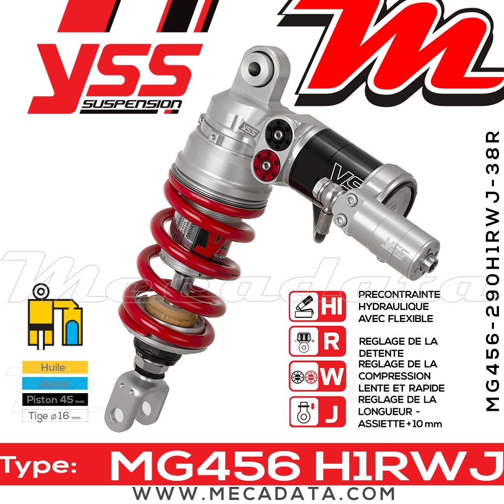 Amortisseur ~ YSS MG456-290H1RWJ-38R