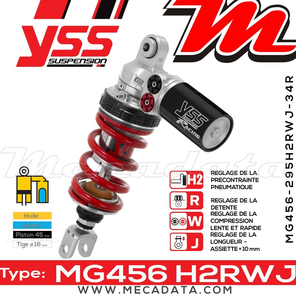 Amortisseur ~ YSS MG456-295H2RWJ-34R