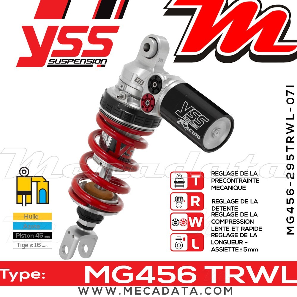 Amortisseur ~ YSS MG456-295TRWL07I-858