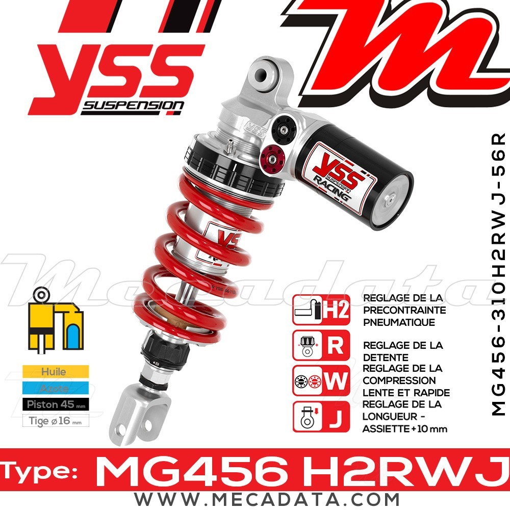 Amortisseur ~ YSS MG456-310H2RWJ-56R