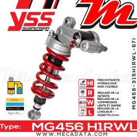 Amortisseur ~ YSS MG456-315H1RWL67I858