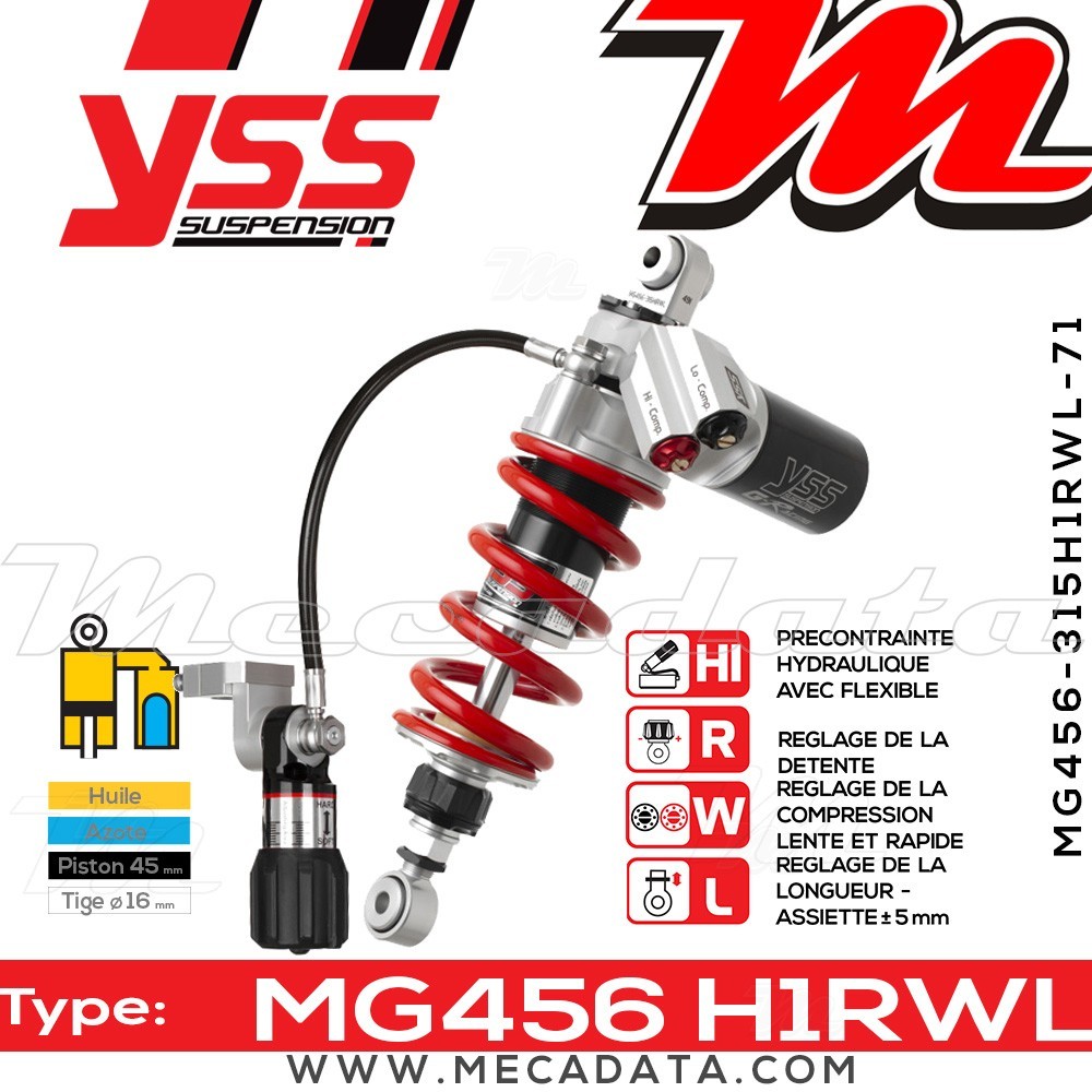Amortisseur ~ YSS MG456-315H1RWL71-858