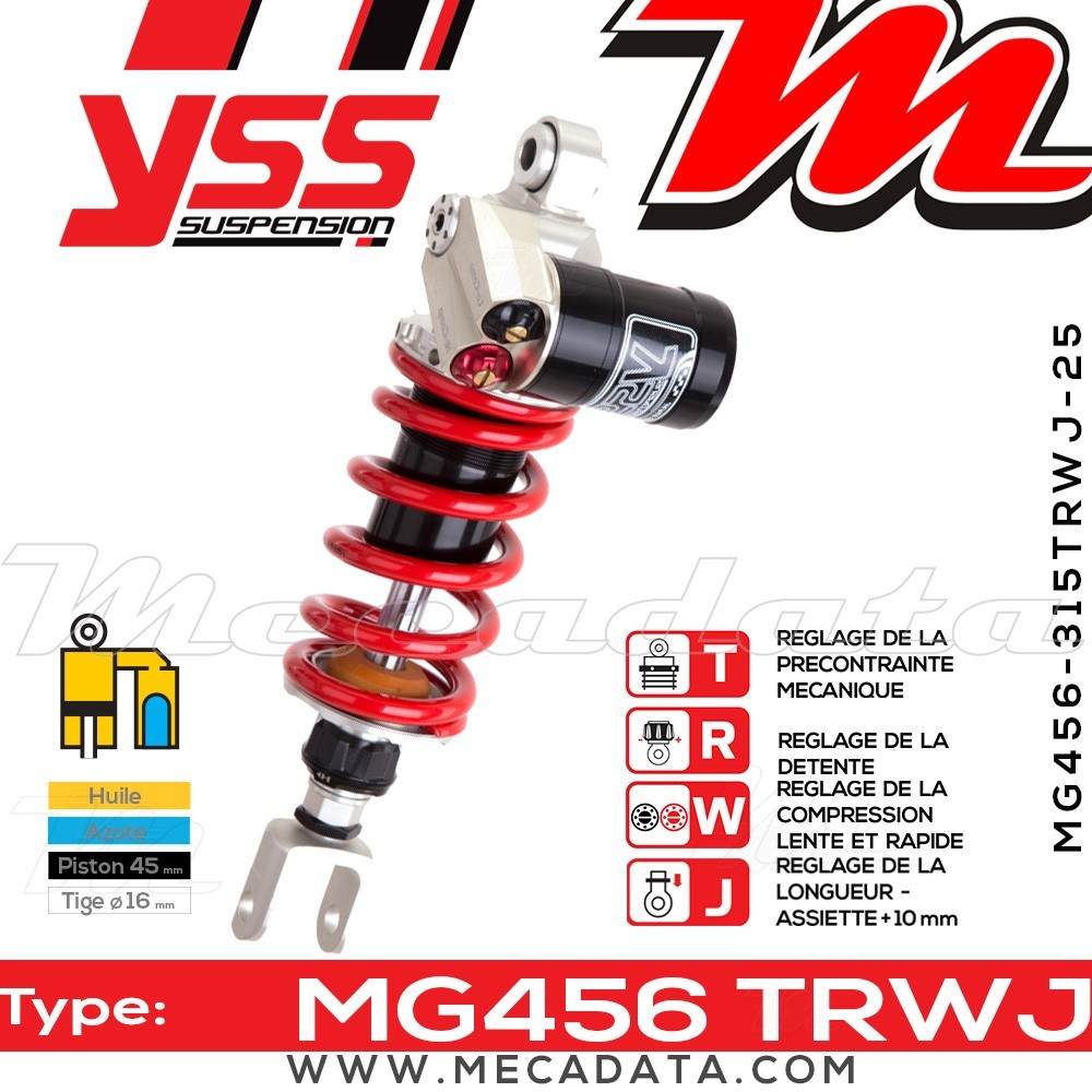 Amortisseur ~ YSS MG456-315TRWJ25-858