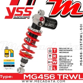 Amortisseur ~ YSS MG456-315TRWL50I-858