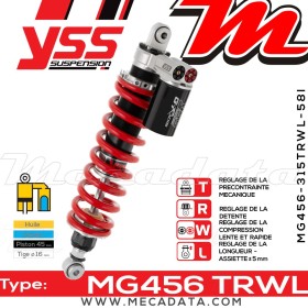 Amortisseur ~ YSS MG456-315TRWL-71-858