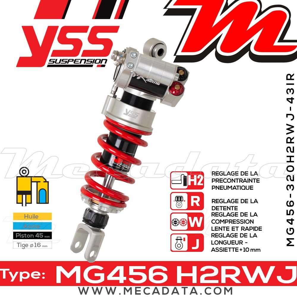Amortisseur ~ YSS MG456-320H2RWJ-43IR