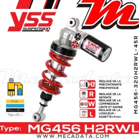 Amortisseur ~ YSS MG456-320H2RWL-45R