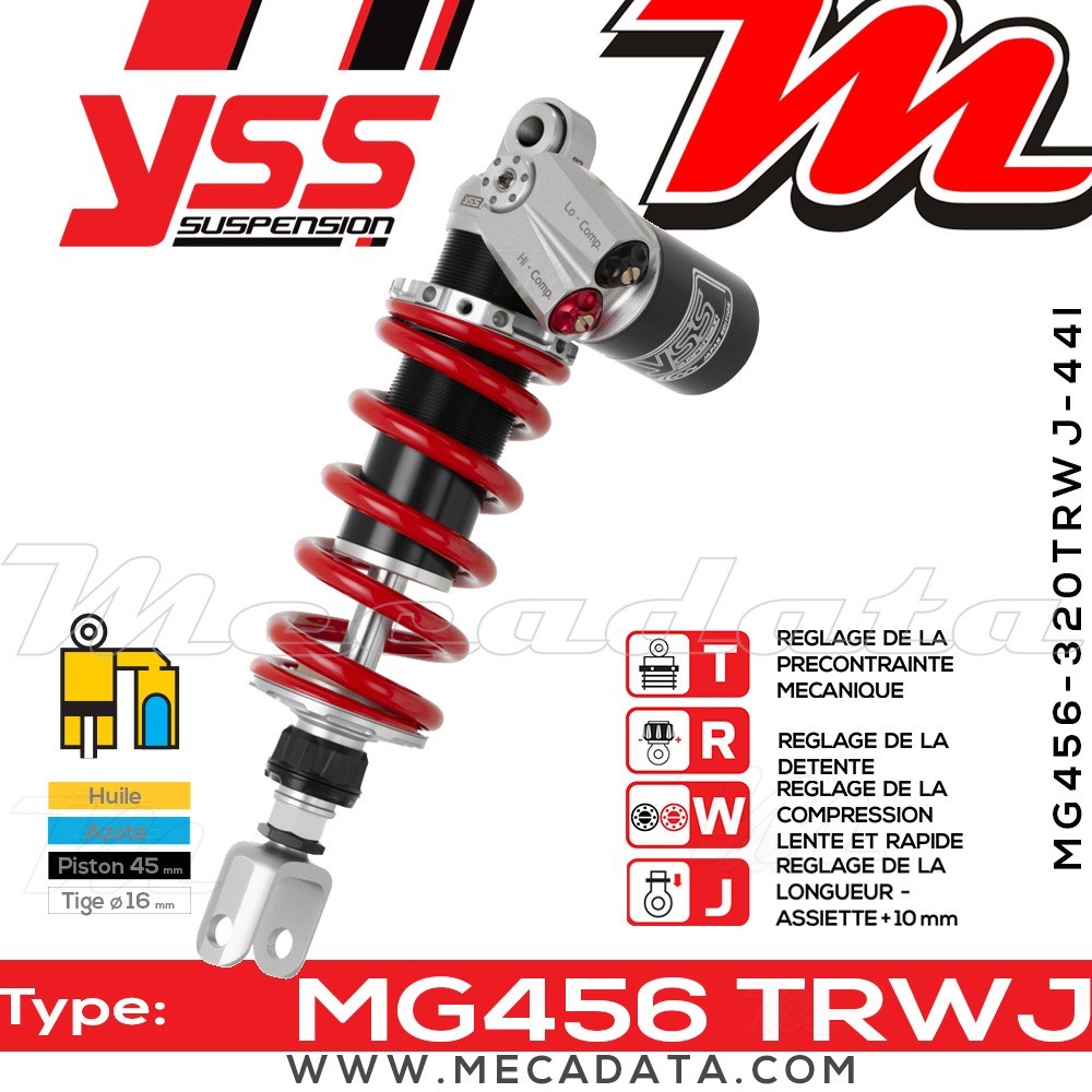 Amortisseur ~ YSS MG456-320TRWJ44I-858