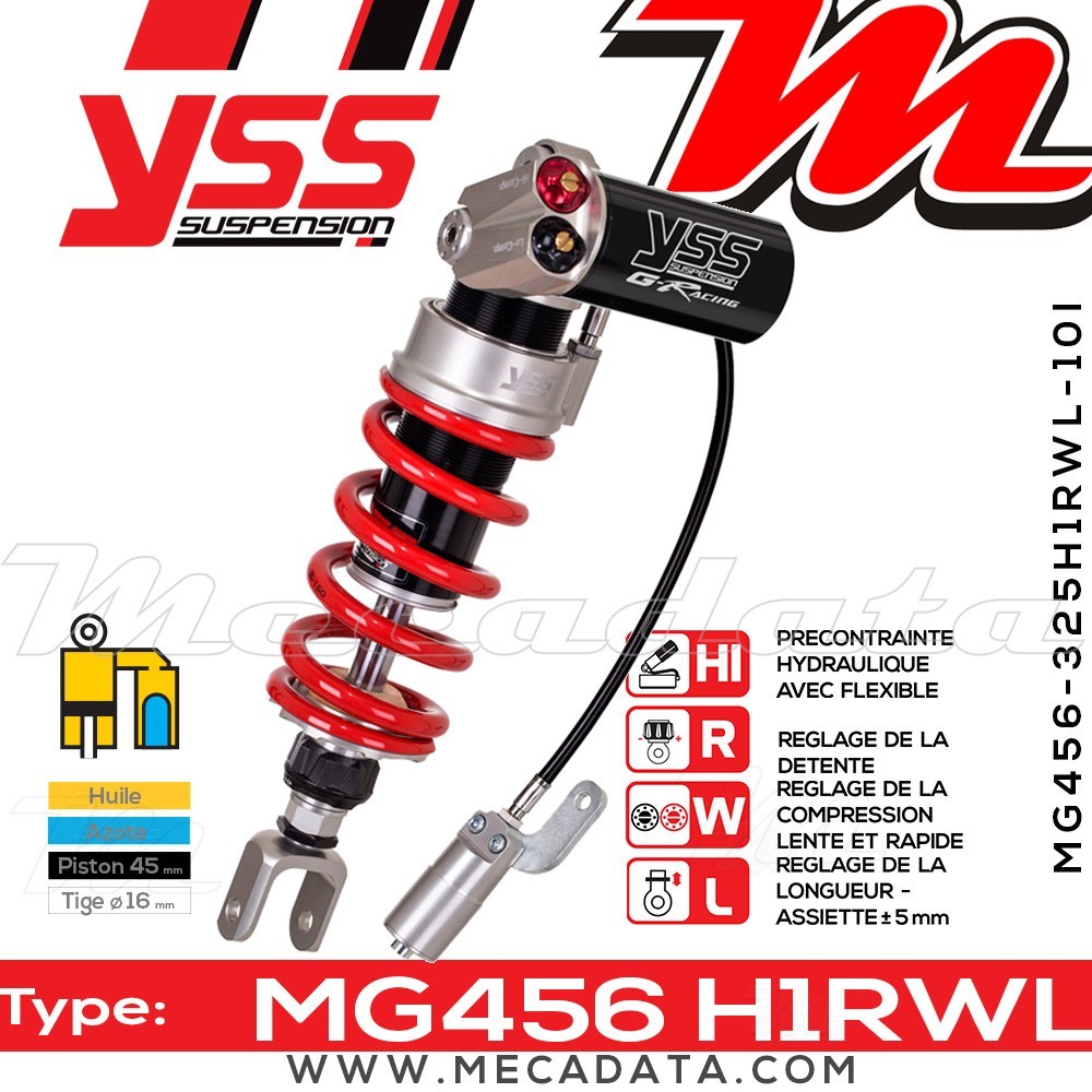 Amortisseur ~ YSS MG456-325H1RWL10I858