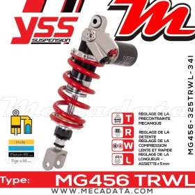 Amortisseur ~ YSS MG456-325TRWL34I-858