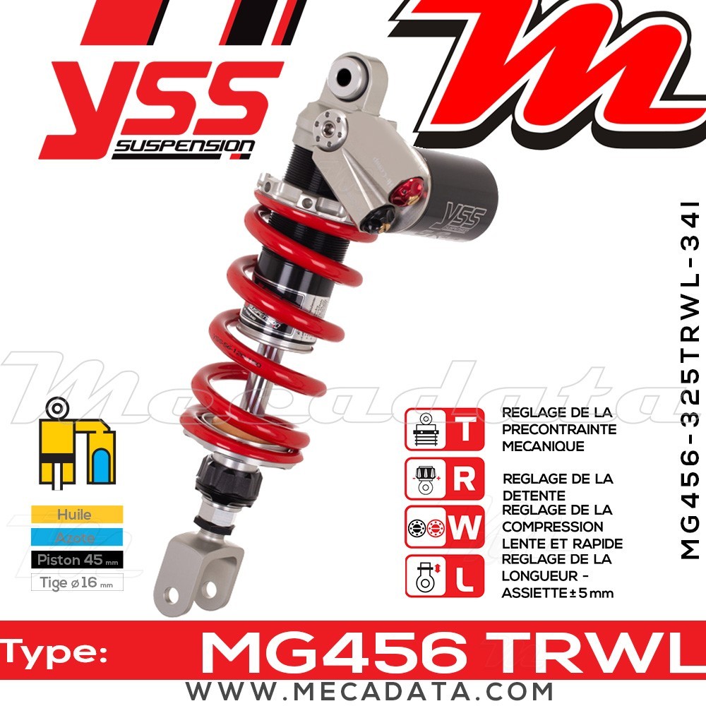 Amortisseur ~ YSS MG456-325TRWL34I-858