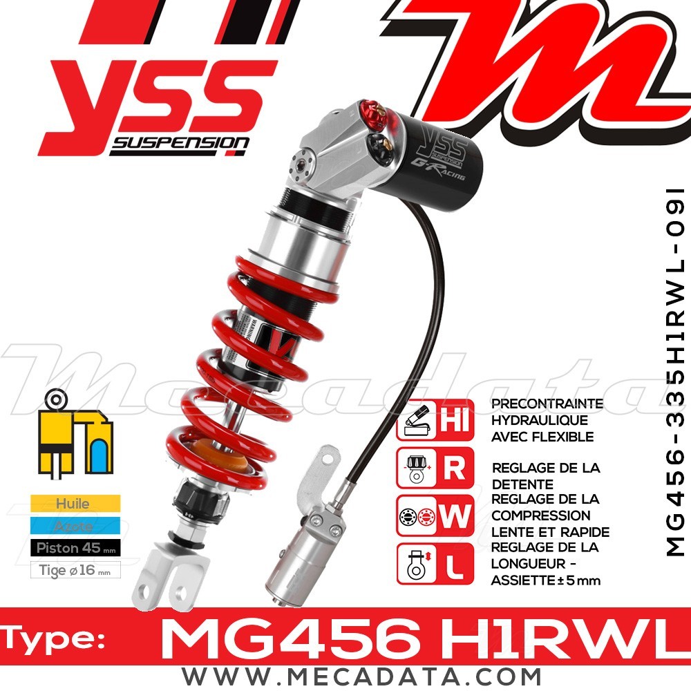 Amortisseur ~ YSS MG456-335H1RWL09I858