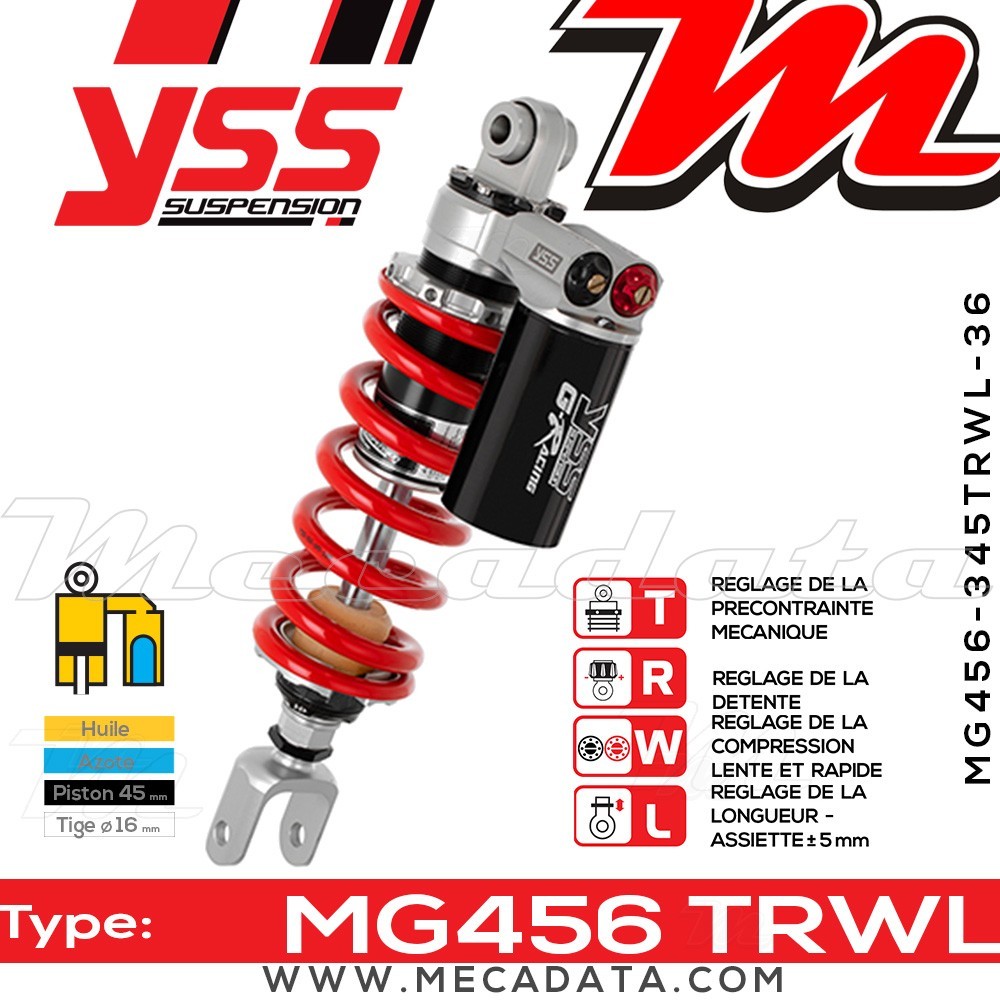 Amortisseur ~ YSS MG456-345TRWL-36-858