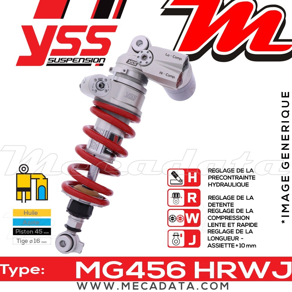 Amortisseur ~ YSS MG456-350HRWJ-22IR