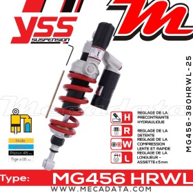 Amortisseur ~ YSS MG456-380HRWL-25-858