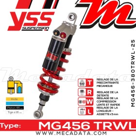 Amortisseur ~ YSS MG456-380TRWL-25-858