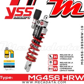 Amortisseur ~ YSS MG456-385HRW-19-858