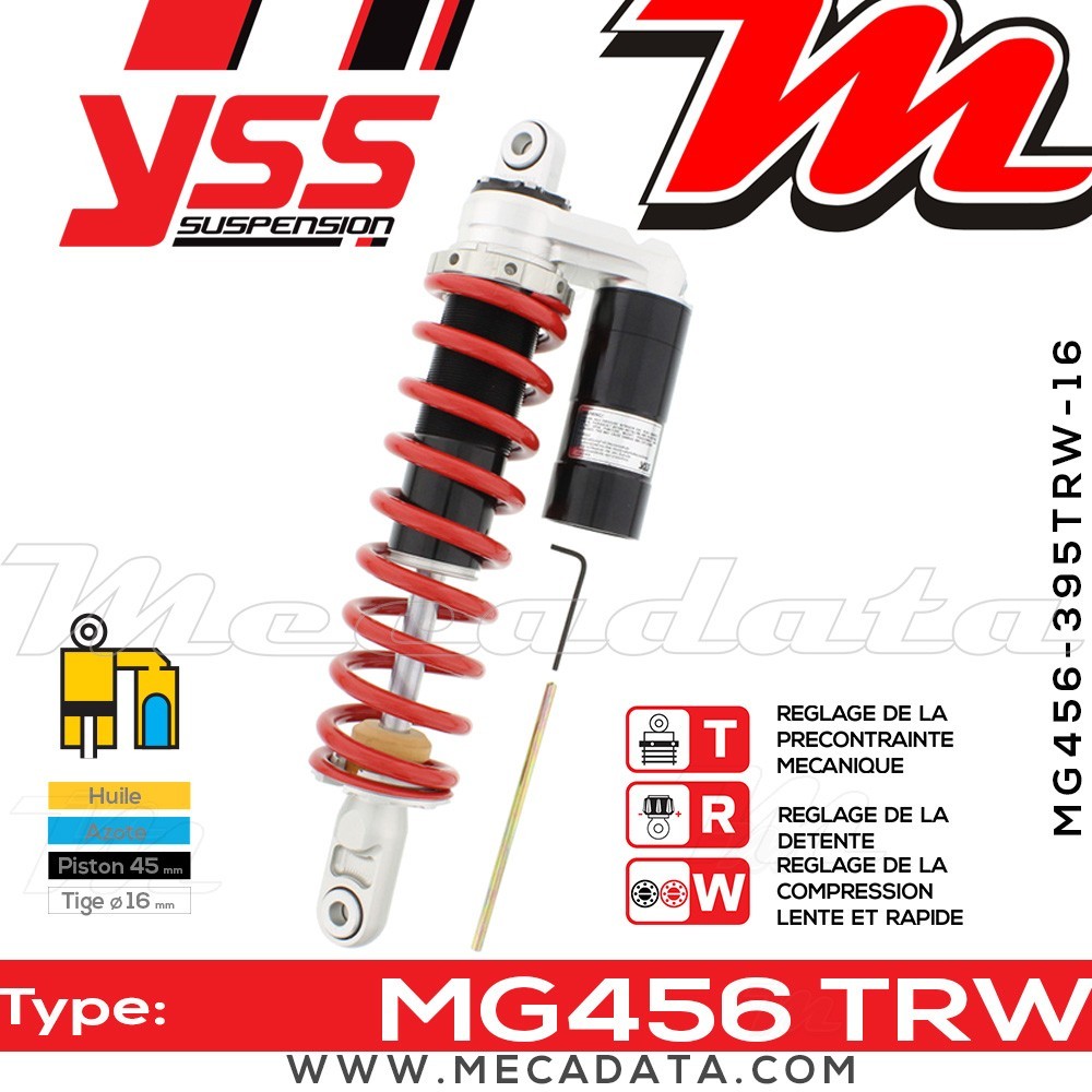 Amortisseur ~ YSS MG456-395TRW-16-858F