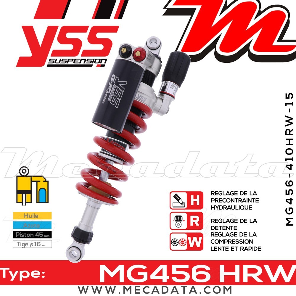 Amortisseur ~ YSS MG456-410HRW-15-858