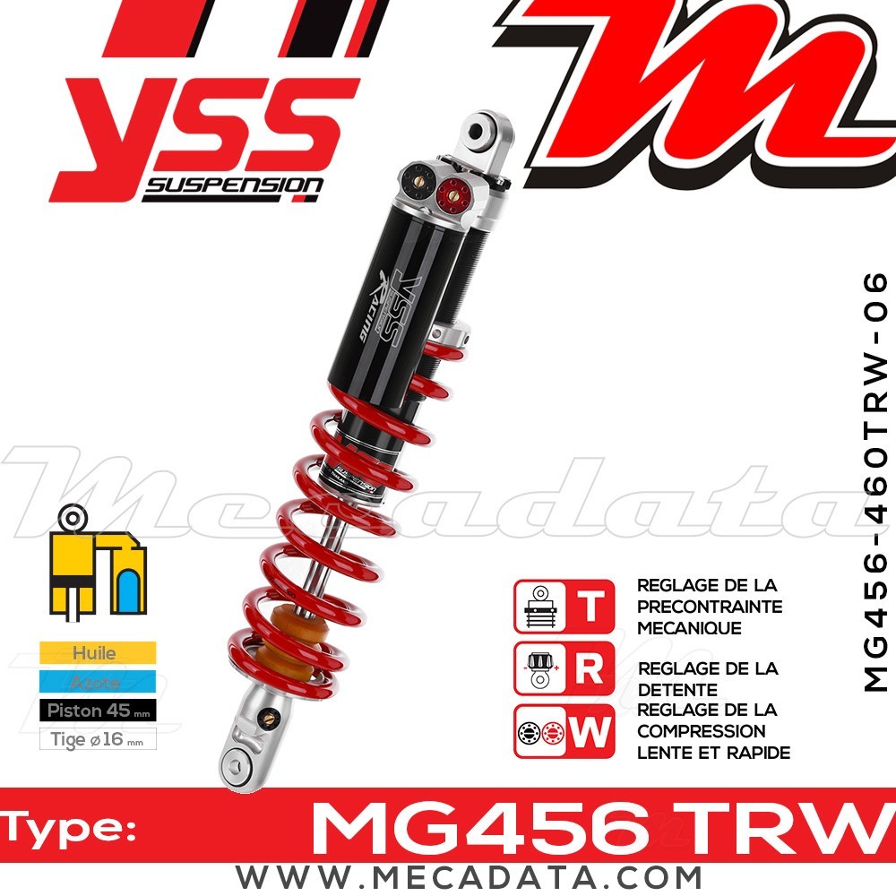 Amortisseur ~ YSS MG456-460TRW-06-858F