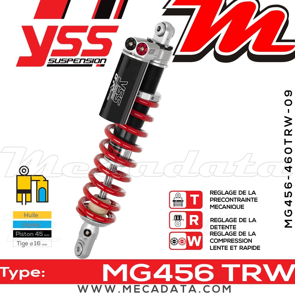 Amortisseur ~ YSS MG456-460TRW-09-858F