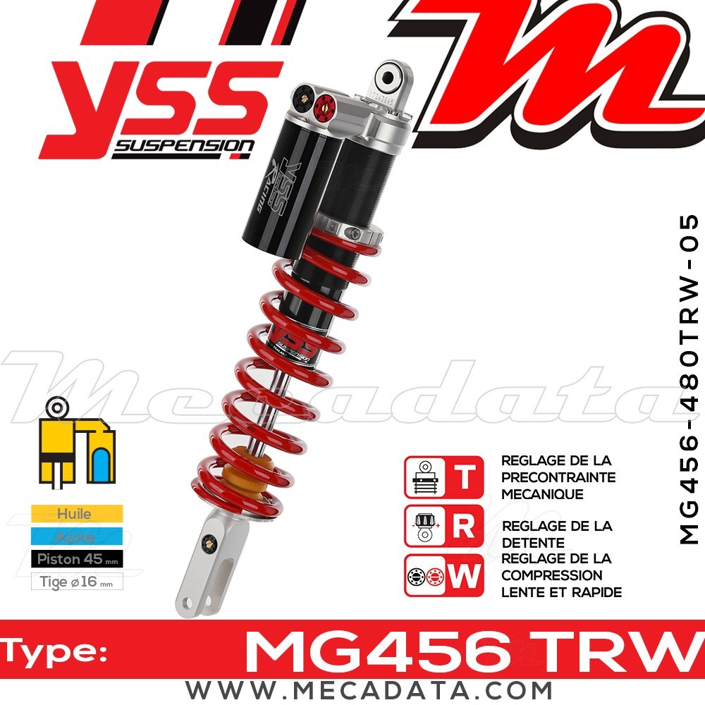 Amortisseur ~ YSS MG456-480TRW-05-858F