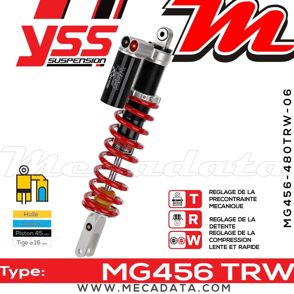 Amortisseur ~ YSS MG456-480TRW-06-858F