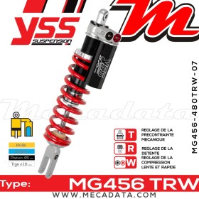 Amortisseur ~ YSS MG456-480TRW-07-858F