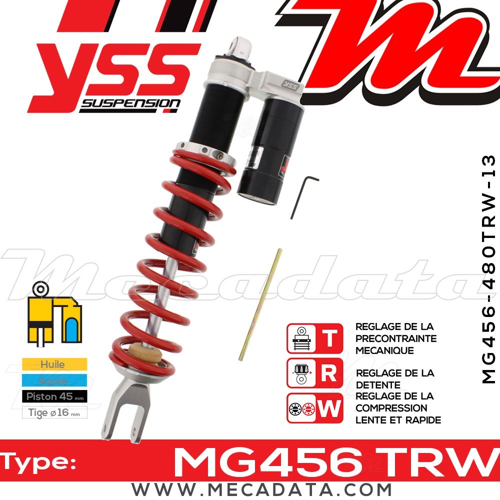 Amortisseur ~ YSS MG456-480TRW-13-858F