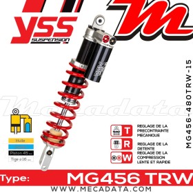 Amortisseur ~ YSS MG456-480TRW-15-858F