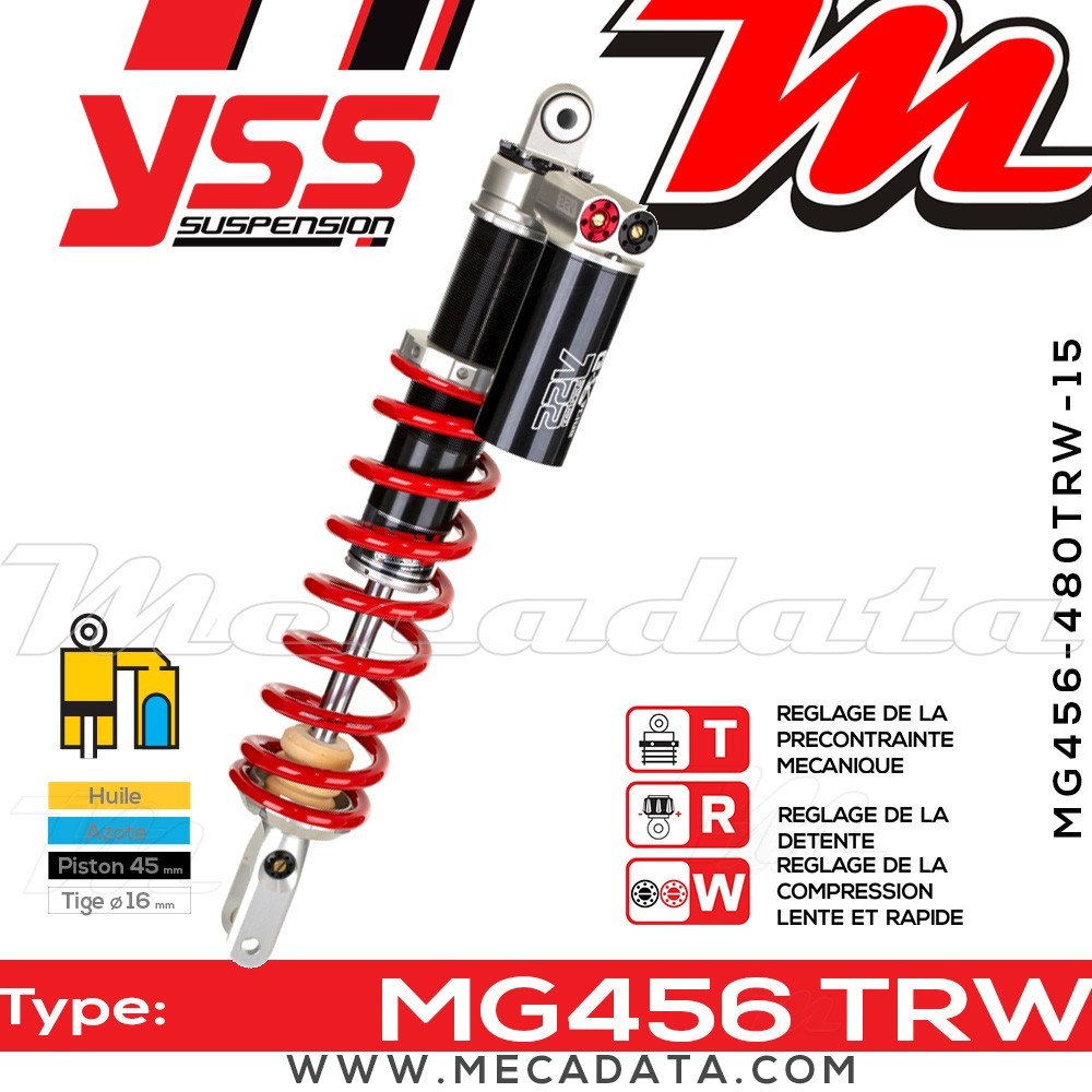 Amortisseur ~ YSS MG456-480TRW-15-858F