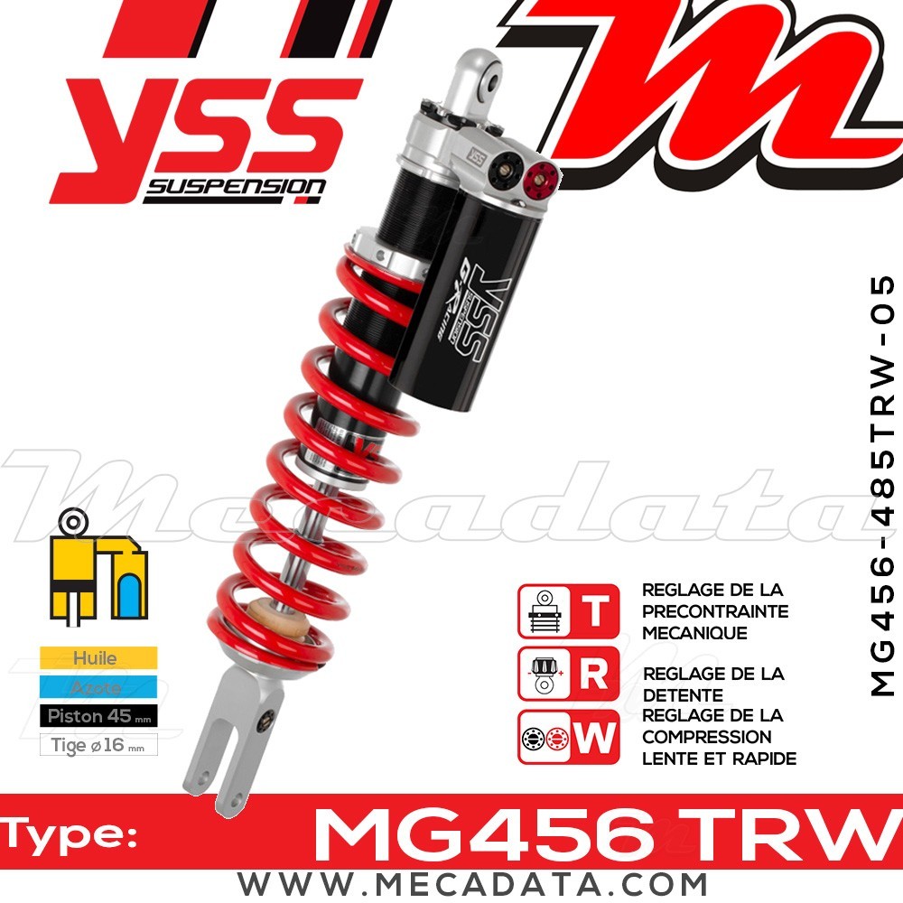 Amortisseur ~ YSS MG456-485TRW-05-858F