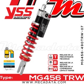 Amortisseur ~ YSS MG456-490TRW-07-858F
