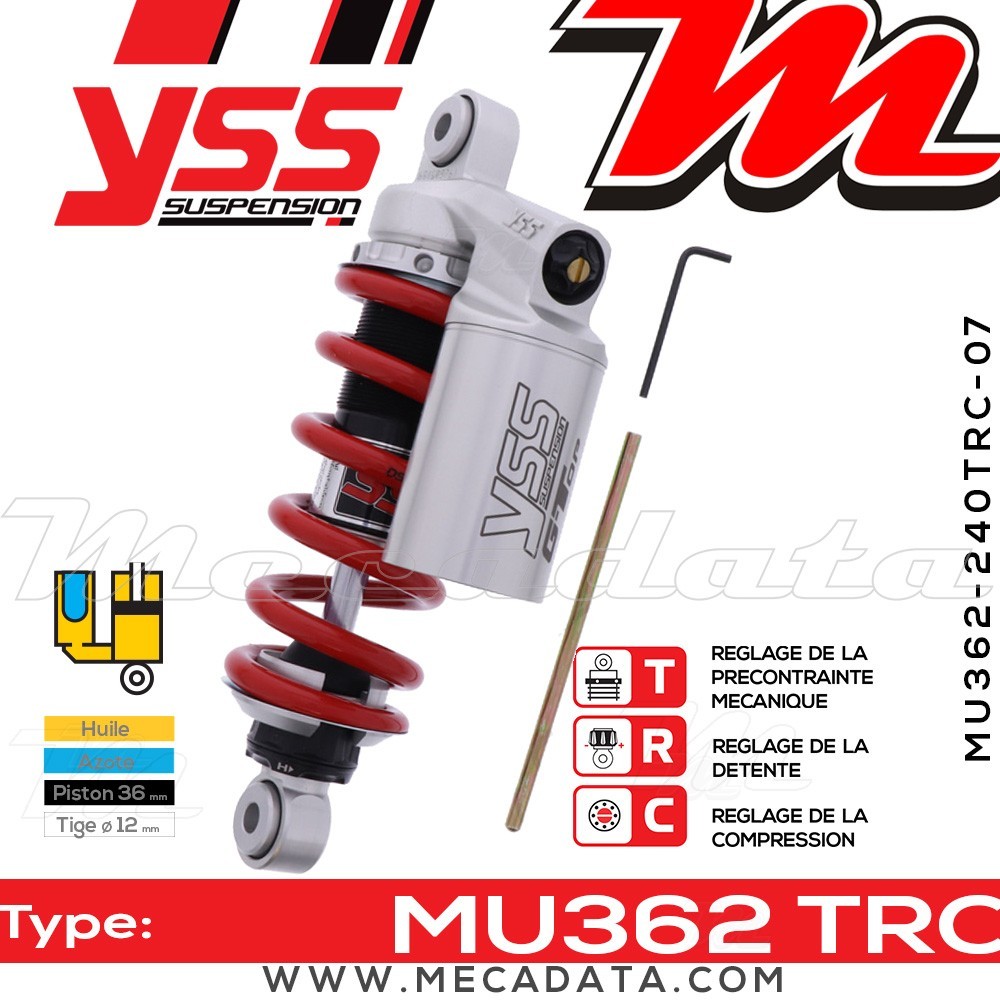 Amortisseur ~ YSS MU362-240TRC-07-858