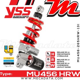 Amortisseur ~ YSS MU456-265HRW-13I-858