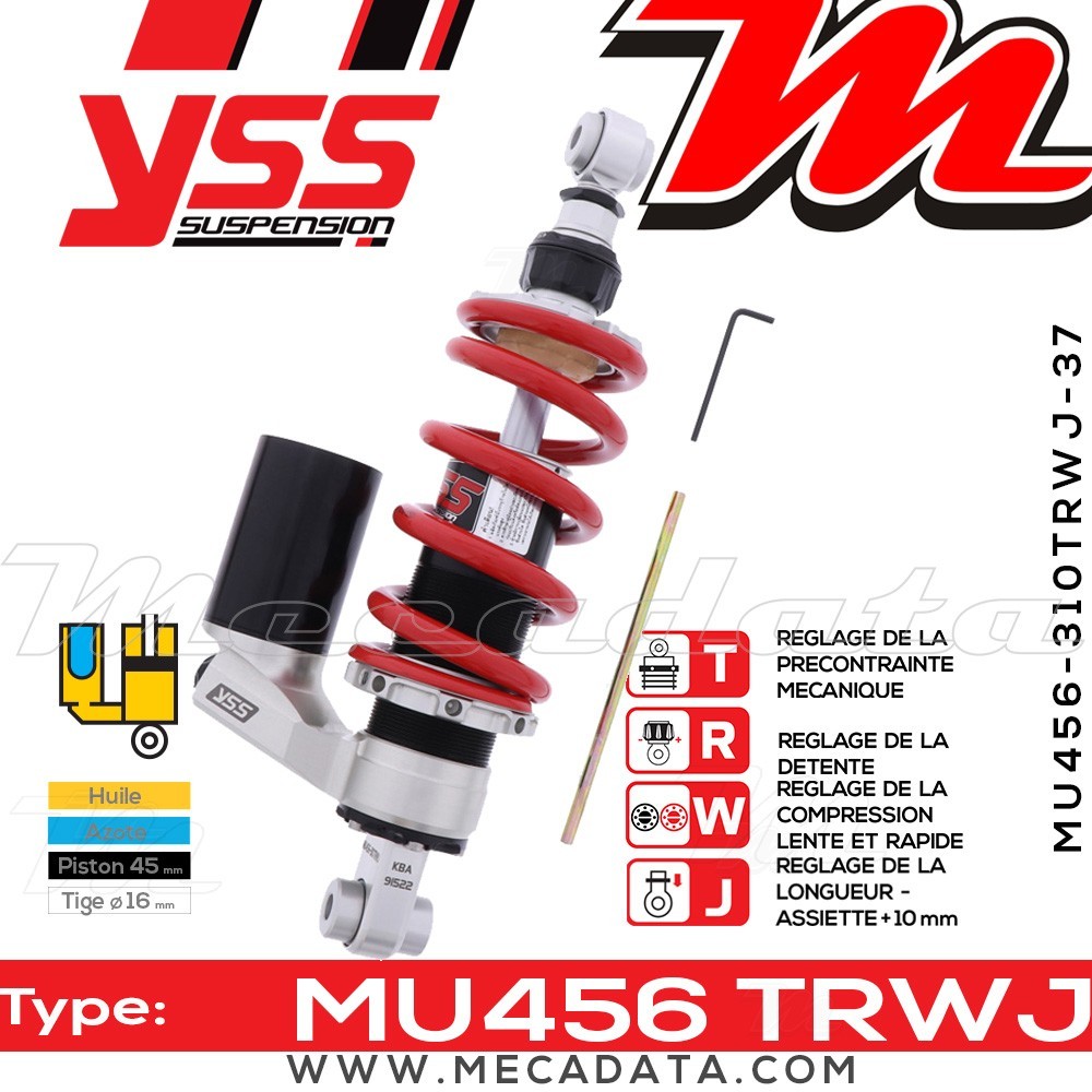Amortisseur ~ YSS MU456-310TRWJ-37-858