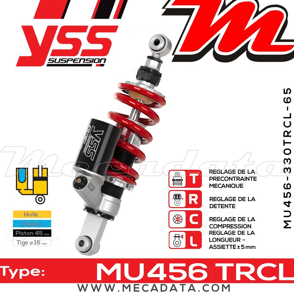 Amortisseur ~ YSS MU456-330TRCL-65