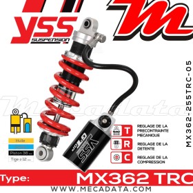 Amortisseur ~ YSS MX362-255TRC-05-858