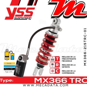 Amortisseur ~ YSS MX366-215TRC-01-858