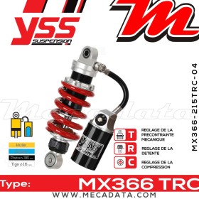 Amortisseur ~ YSS MX366-215TRC-04-858