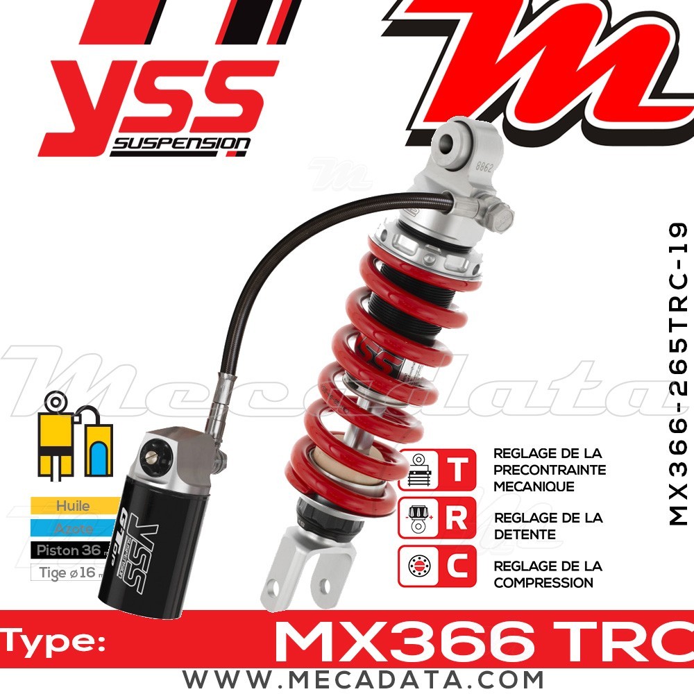 Amortisseur ~ YSS MX366-265TRC-19-858