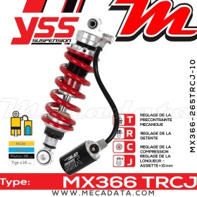 Amortisseur ~ YSS MX366-265TRCJ-10-858
