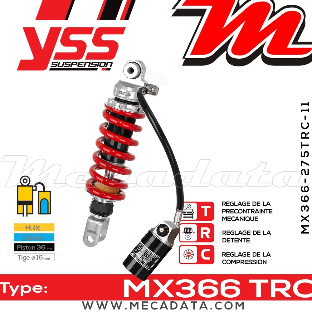 Amortisseur ~ YSS MX366-275TRC-11-858