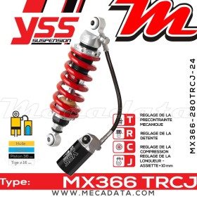 Amortisseur ~ YSS MX366-280TRCJ-24-858