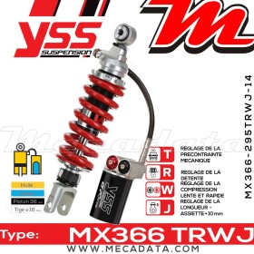Amortisseur ~ YSS MX366-295TRWJ-14-858
