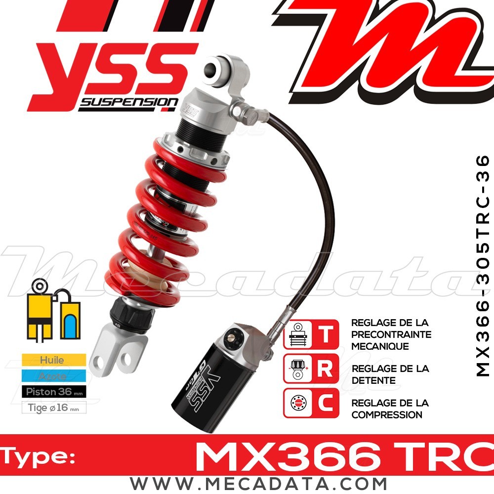 Amortisseur ~ YSS MX366-305TRC-36-858