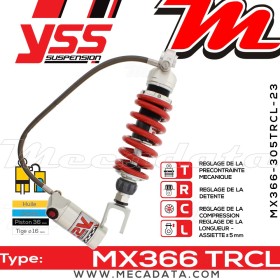 Amortisseur ~ YSS MX366-305TRCL-23-858
