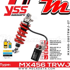Amortisseur ~ YSS MX456-280TRWJ-27-858